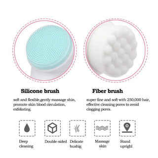 Manual Massage Facial Brush