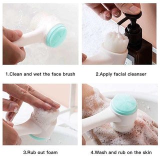 Manual Massage Facial Brush